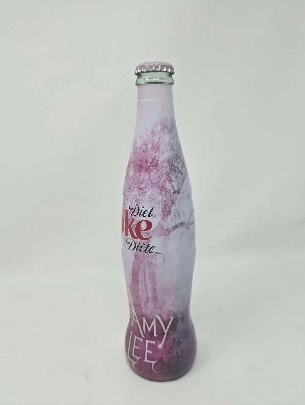 Limited Edition Evanescence Coca Cola Glass Bottle Coke Rock Band Music 9.5 RARE